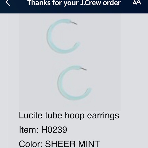 NWT✨ J.Crew Lucite Earrings - Picture 3 of 3